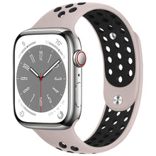 Load image into Gallery viewer, Two sections Silicone Strap For Apple Watch band Bracelet iWatch series 8 7 3 4 5 6 se Ultra