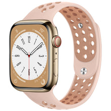 Load image into Gallery viewer, Two sections Silicone Strap For Apple Watch band Bracelet iWatch series 8 7 3 4 5 6 se Ultra