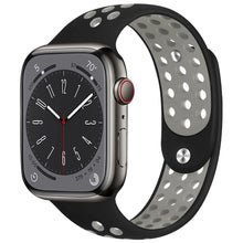 Load image into Gallery viewer, Two sections Silicone Strap For Apple Watch band Bracelet iWatch series 8 7 3 4 5 6 se Ultra