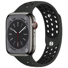 Load image into Gallery viewer, Two sections Silicone Strap For Apple Watch band Bracelet iWatch series 8 7 3 4 5 6 se Ultra
