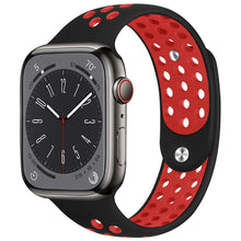 Load image into Gallery viewer, Two sections Silicone Strap For Apple Watch band Bracelet iWatch series 8 7 3 4 5 6 se Ultra