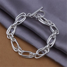 Load image into Gallery viewer, For Men Women Chain 925 Silver Bracelets Noble Wedding Gift Party Fashion Jewelry Christmas Gifts
