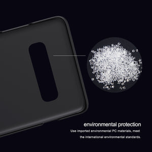 For Samsung Galaxy S10 S10 Plus Case Nillkin Super Frosted Shield Hard PC Cover Gift Phone Holder