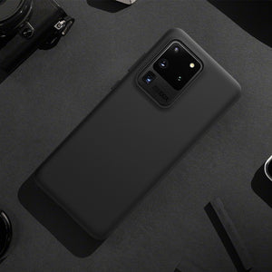 for Samsung Galaxy S20 Plus Ultra 5G Case Cover NILLKIN soft high purity liquid Silicone Back Cover