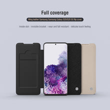 Load image into Gallery viewer, NILLKIN Stand Flip Cover For Samsung Galaxy S20 5G Leather Back Cover Card Pocket Phone Cover