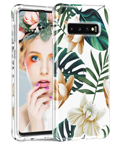 for Samsung Galaxy S10/S10 Plus Case Shockproof Full-Body Protection Hard PC Bumper + Soft TPU