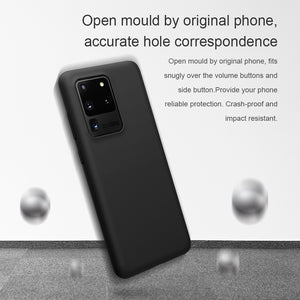 for Samsung Galaxy S20 Plus Ultra 5G Case Cover NILLKIN soft high purity liquid Silicone Back Cover