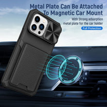 Load image into Gallery viewer, for Apple iPhone 14 Pro Max 14 Wallet Case with Card Holder &amp; Slide Camera Cover Full-Body Rugged Shockproof Protective Cover