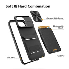 Load image into Gallery viewer, for Apple iPhone 14 Pro Max 14 Wallet Case with Card Holder &amp; Slide Camera Cover Full-Body Rugged Shockproof Protective Cover