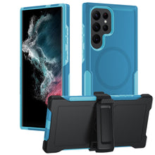 Load image into Gallery viewer, for Galaxy S23 Ultra Case with Belt-Clip Holster Magnetic Ring,Rugged Shockproof Military Protective Bumper Armor Heavy Duty