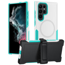 Load image into Gallery viewer, for Galaxy S23 Ultra Case with Belt-Clip Holster Magnetic Ring,Rugged Shockproof Military Protective Bumper Armor Heavy Duty