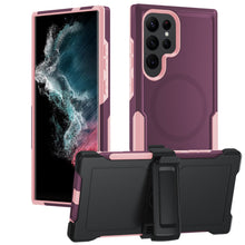 Load image into Gallery viewer, for Galaxy S23 Ultra Case with Belt-Clip Holster Magnetic Ring,Rugged Shockproof Military Protective Bumper Armor Heavy Duty