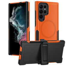 Load image into Gallery viewer, for Galaxy S23 Ultra Case with Belt-Clip Holster Magnetic Ring,Rugged Shockproof Military Protective Bumper Armor Heavy Duty