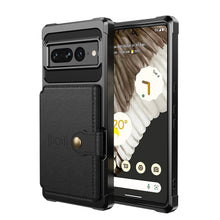 Load image into Gallery viewer, for Google Pixel 7 Pro Credit Card Case PU Leather Flip Wallet Cover with Photo Holder Hard Back Cover for Google 7 Pro 2022