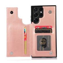 Load image into Gallery viewer, for Samsung Galaxy S23 S22 Ultra Cover Wallet Case ID Credit Card Slot Holder Cash Pocket Sleeve PU Leather Magnetic Closure Case