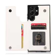 Load image into Gallery viewer, for Samsung Galaxy S23 S22 Ultra Cover Wallet Case ID Credit Card Slot Holder Cash Pocket Sleeve PU Leather Magnetic Closure Case