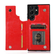 Load image into Gallery viewer, for Samsung Galaxy S23 S22 Ultra Cover Wallet Case ID Credit Card Slot Holder Cash Pocket Sleeve PU Leather Magnetic Closure Case