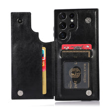 Load image into Gallery viewer, for Samsung Galaxy S23 S22 Ultra Cover Wallet Case ID Credit Card Slot Holder Cash Pocket Sleeve PU Leather Magnetic Closure Case
