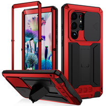 Load image into Gallery viewer, for Samsung Galaxy S23 Ultra 5G Case, Military Grade Full-Body Rugged with Built-in Kickstand Slide Camera Protective Cover Case