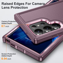 Load image into Gallery viewer, for Samsung Galaxy S23 Ultra 5G Case with Kickstand,[3 Layers Protection] [Military Grade Shockproof] Heavy Duty Protective Case