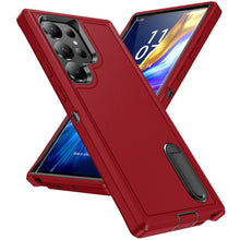 Load image into Gallery viewer, for Samsung Galaxy S23 Ultra 5G Case with Kickstand,[3 Layers Protection] [Military Grade Shockproof] Heavy Duty Protective Case