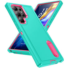Load image into Gallery viewer, for Samsung Galaxy S23 Ultra 5G Case with Kickstand,[3 Layers Protection] [Military Grade Shockproof] Heavy Duty Protective Case