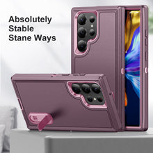 Load image into Gallery viewer, for Samsung Galaxy S23 Ultra 5G Case with Kickstand,[3 Layers Protection] [Military Grade Shockproof] Heavy Duty Protective Case