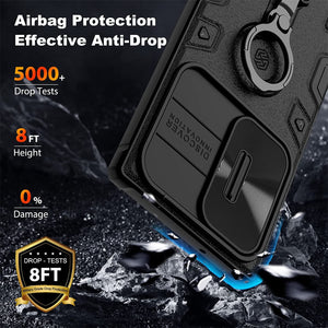 for Samsung Galaxy S23 Ultra Case 2023 NILLKIN CamShield Armor Pro Case with Camera Cover and Kickstand Shock Resistant