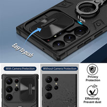 Load image into Gallery viewer, for Samsung Galaxy S23 Ultra Case 2023 NILLKIN CamShield Armor Pro Case with Camera Cover and Kickstand Shock Resistant