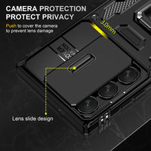 Load image into Gallery viewer, for Samsung Galaxy S23 Ultra S23+ Case with Magnetic Ring Kickstand and Camera Cover Military Grade Shockproof Protective Case