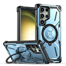 Load image into Gallery viewer, for Samsung Galaxy S23 Ultra S23+ Plus Case Metal Kickstand Magnetic Case with MagSafe, Heavy Duty Bumper Shockproof Phone Case