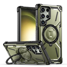 Load image into Gallery viewer, for Samsung Galaxy S23 Ultra S23+ Plus Case Metal Kickstand Magnetic Case with MagSafe, Heavy Duty Bumper Shockproof Phone Case
