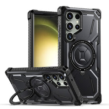 Load image into Gallery viewer, for Samsung Galaxy S23 Ultra S23+ Plus Case Metal Kickstand Magnetic Case with MagSafe, Heavy Duty Bumper Shockproof Phone Case