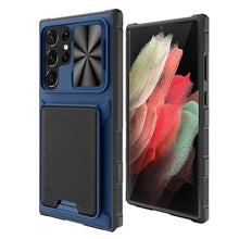 Load image into Gallery viewer, for Samsung Galaxy S23 Ultra Wallet Case with Card Holder &amp; Slide Camera Cover Full-Body Rugged Shockproof Protective Cover