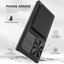 Load image into Gallery viewer, for Samsung Galaxy S23 Ultra Wallet Case with Card Holder &amp; Slide Camera Cover Full-Body Rugged Shockproof Protective Cover
