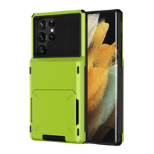 Load image into Gallery viewer, for Samsung S23 Ultra Wallet Case Flip Cover Credit Card Holder Pocket Dual Layer Protective Full-Body Protection Hard Bumper