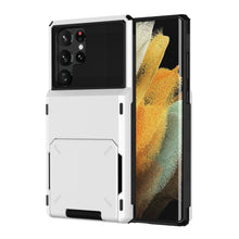 Load image into Gallery viewer, for Samsung S23 Ultra Wallet Case Flip Cover Credit Card Holder Pocket Dual Layer Protective Full-Body Protection Hard Bumper