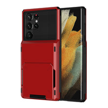Load image into Gallery viewer, for Samsung S23 Ultra Wallet Case Flip Cover Credit Card Holder Pocket Dual Layer Protective Full-Body Protection Hard Bumper