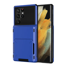 Load image into Gallery viewer, for Samsung S23 Ultra Wallet Case Flip Cover Credit Card Holder Pocket Dual Layer Protective Full-Body Protection Hard Bumper