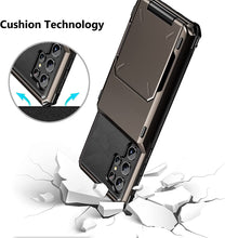 Load image into Gallery viewer, for Samsung S23 Ultra Wallet Case Flip Cover Credit Card Holder Pocket Dual Layer Protective Full-Body Protection Hard Bumper