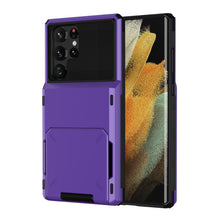 Load image into Gallery viewer, for Samsung S23 Ultra Wallet Case Flip Cover Credit Card Holder Pocket Dual Layer Protective Full-Body Protection Hard Bumper