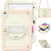 Load image into Gallery viewer, for iPad 10th Generation Case 10.9 Inch , Military Grade Shockproof Protector Silicone Cover Pencil Holder+Handle Shoulder Strap