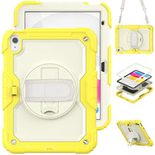 Load image into Gallery viewer, for iPad 10th Generation Case 10.9 Inch , Military Grade Shockproof Protector Silicone Cover Pencil Holder+Handle Shoulder Strap