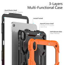 Load image into Gallery viewer, for iPad 10th Generation Case 10.9 Inch , Military Grade Shockproof Protector Silicone Cover Pencil Holder+Handle Shoulder Strap