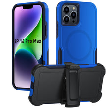 Load image into Gallery viewer, for iPhone 14 13 12 11 Case with Belt-Clip Holster Magnetic Ring,Rugged Shockproof Military Protective Bumper Armor Heavy Duty