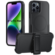 Load image into Gallery viewer, for iPhone 14 13 12 11 Case with Belt-Clip Holster Magnetic Ring,Rugged Shockproof Military Protective Bumper Armor Heavy Duty