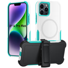 Load image into Gallery viewer, for iPhone 14 13 12 11 Case with Belt-Clip Holster Magnetic Ring,Rugged Shockproof Military Protective Bumper Armor Heavy Duty