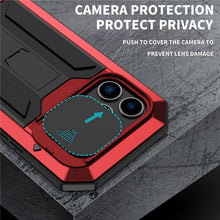 Load image into Gallery viewer, for iPhone 14 13 Pro Max Mini Case Military Grade Full-Body Rugged Built-in Kickstand Slide Camera Protective Cover Shell