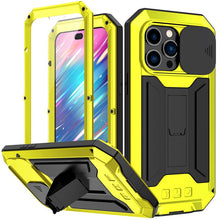 Load image into Gallery viewer, for iPhone 14 13 Pro Max Mini Case Military Grade Full-Body Rugged Built-in Kickstand Slide Camera Protective Cover Shell