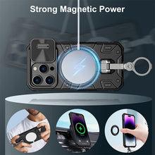 Load image into Gallery viewer, for iPhone 14 Pro Max Case For iPhone 14 Plus NILLKIN CamShield Armor Pro Magnetic Case Slide Camera Case With Ring Kickstand